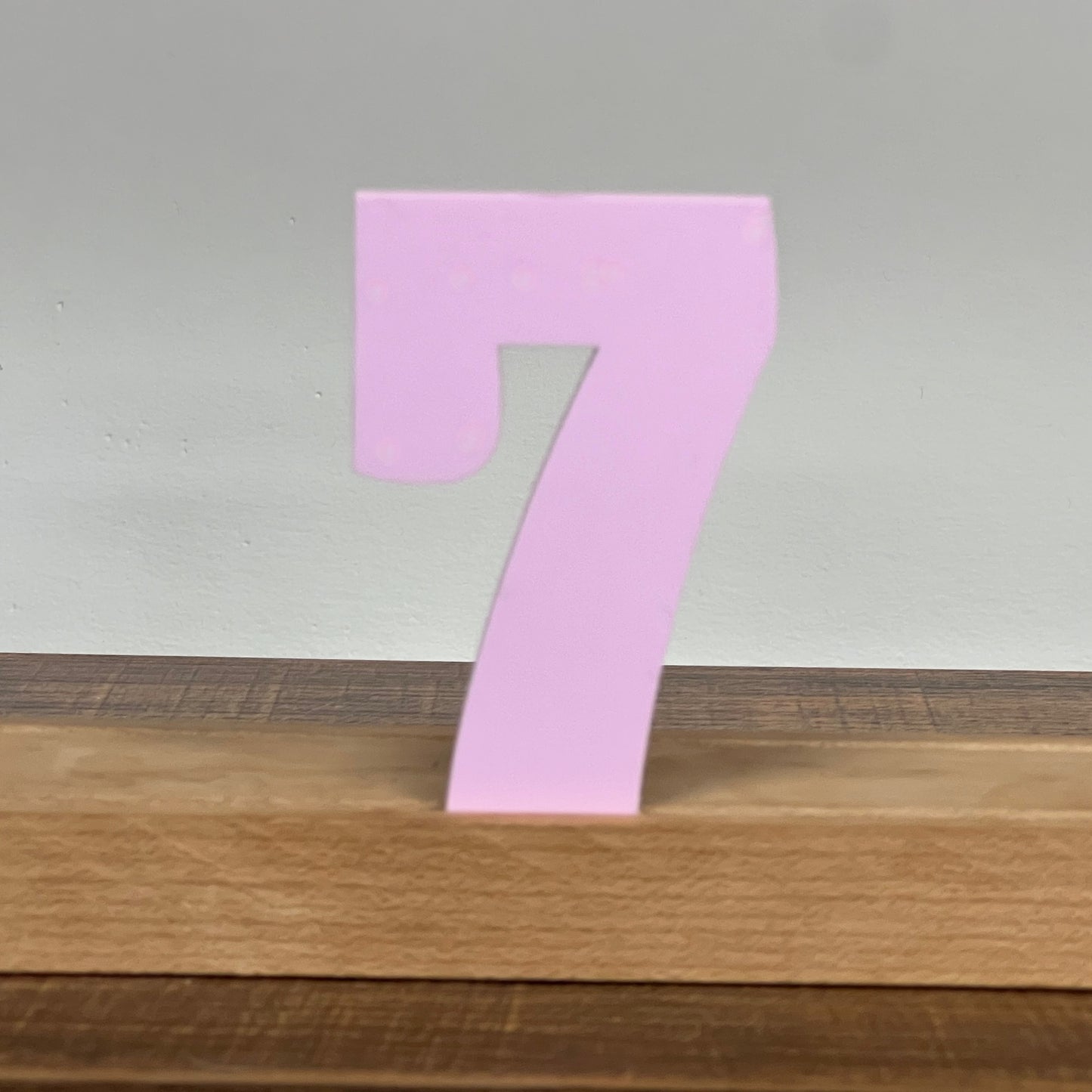 Kryliq Individual Letters: 5” Craftsman Style - Matte Pastel Lavender