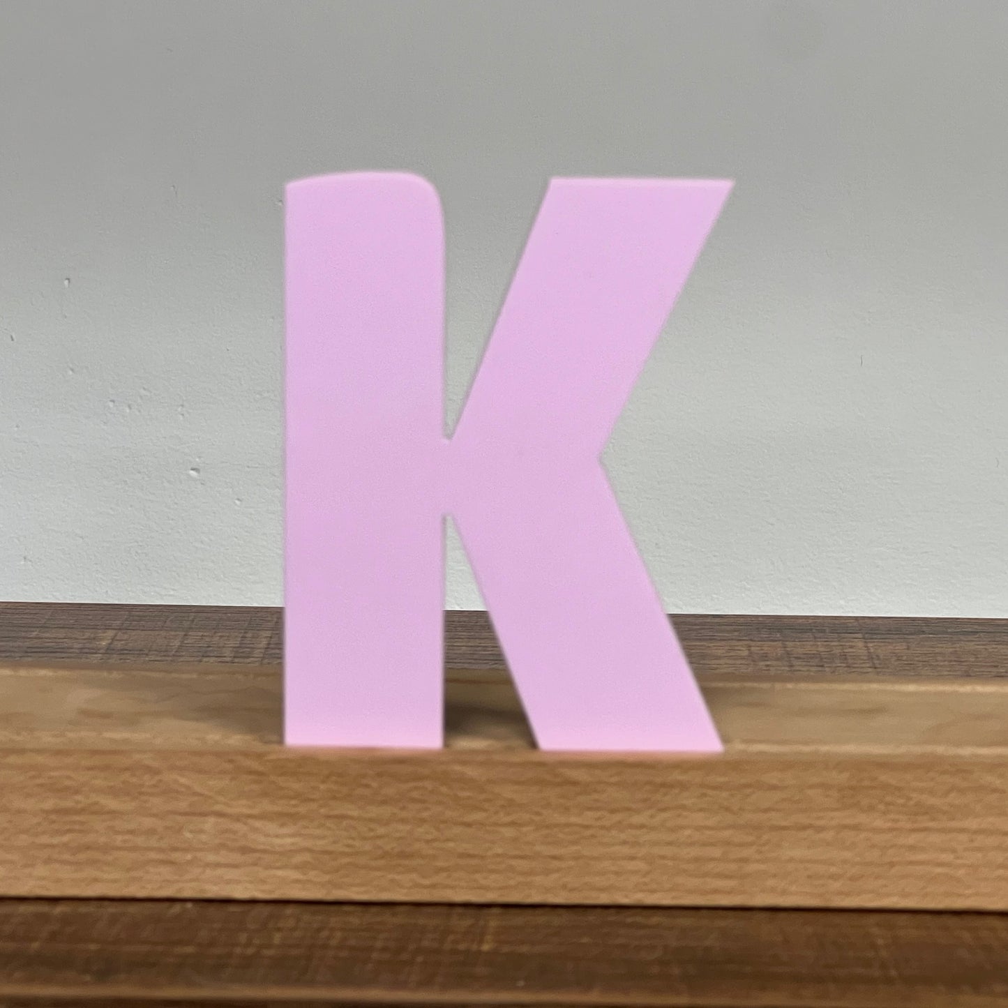 Kryliq Individual Letters: 5” Craftsman Style - Matte Pastel Lavender