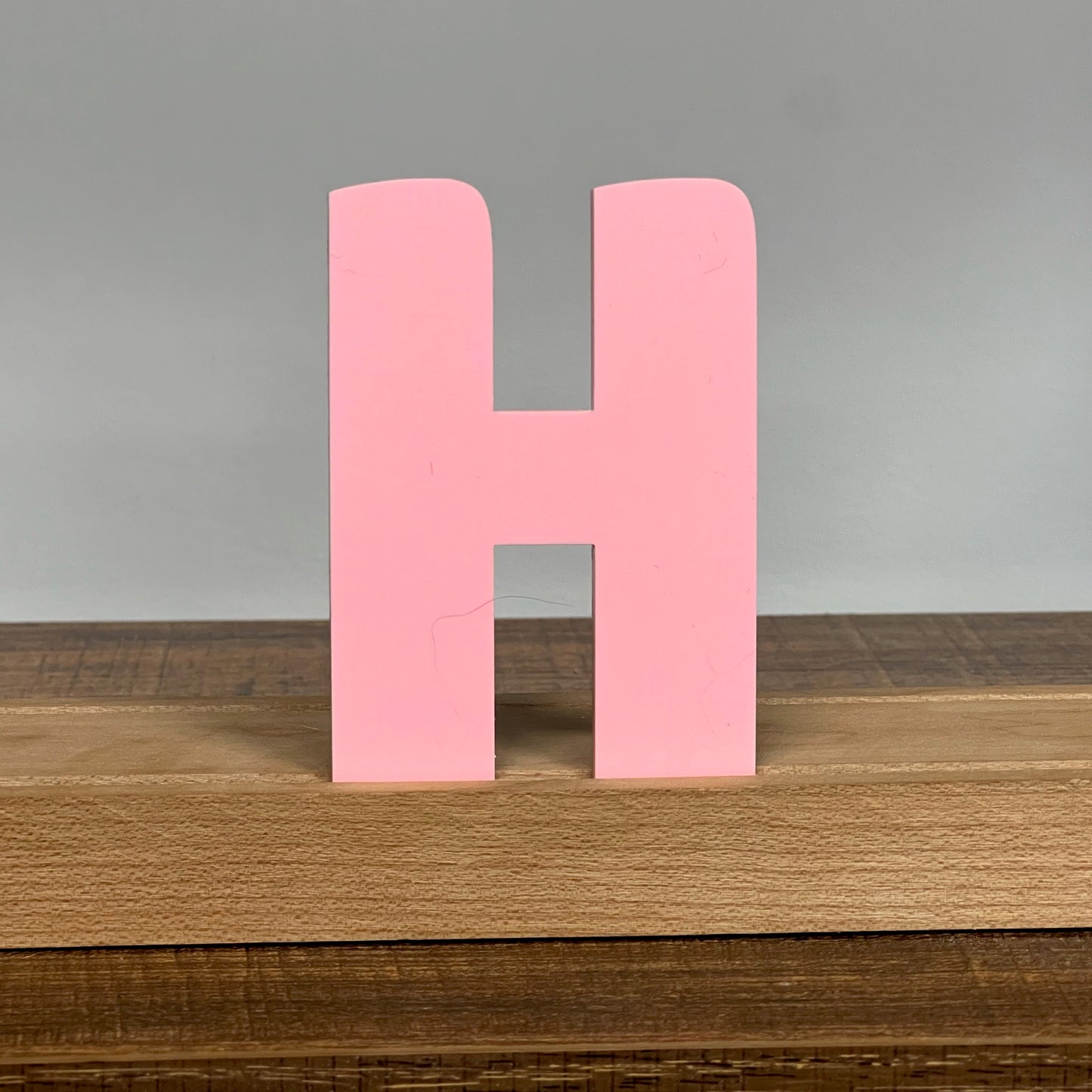Kryliq Individual Letters: 3" Craftsman Style- Matte Pastel Pink