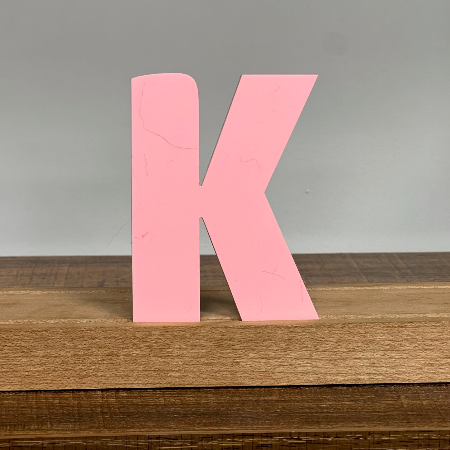 Kryliq Individual Letters: 3" Craftsman Style- Matte Pastel Pink
