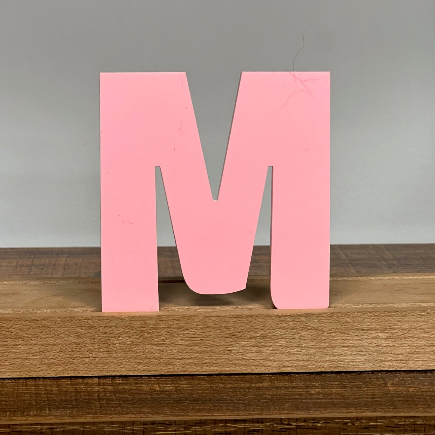 Kryliq Individual Letters: 3" Craftsman Style- Matte Pastel Pink