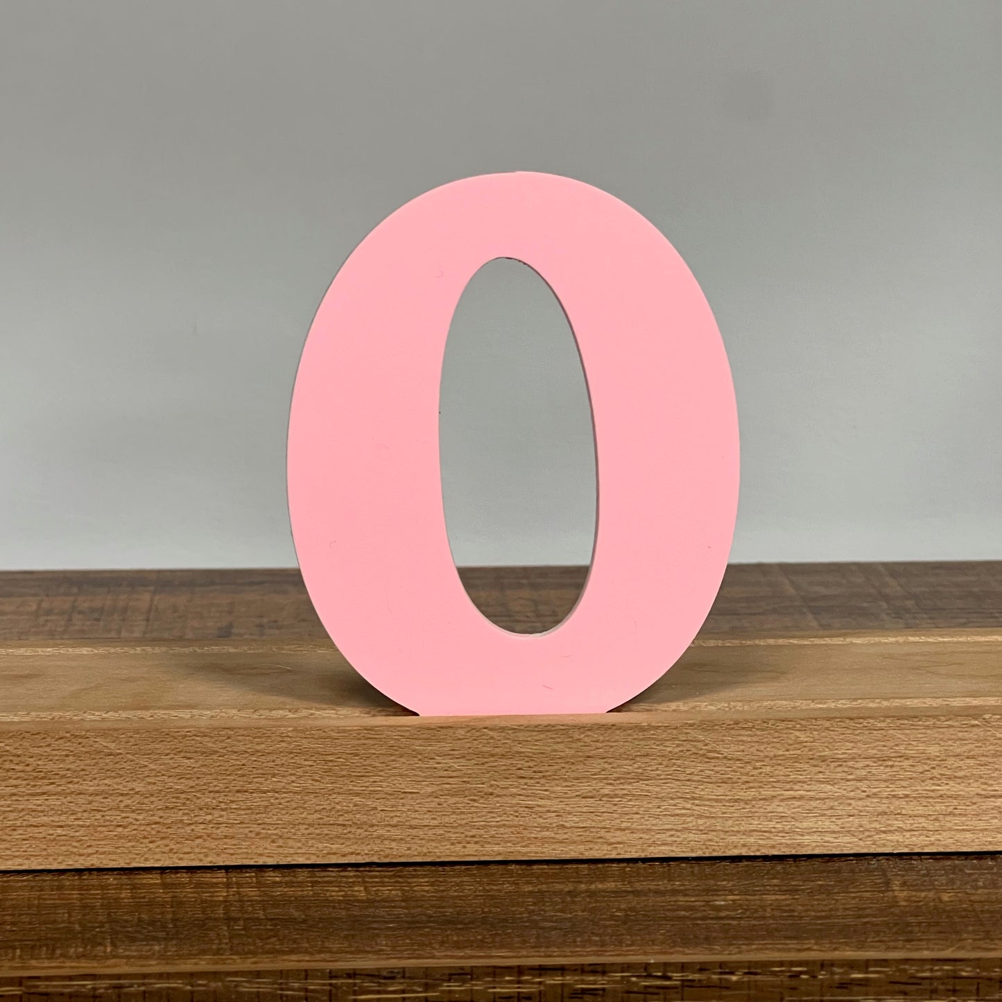 Kryliq Individual Letters: 3" Craftsman Style- Matte Pastel Pink