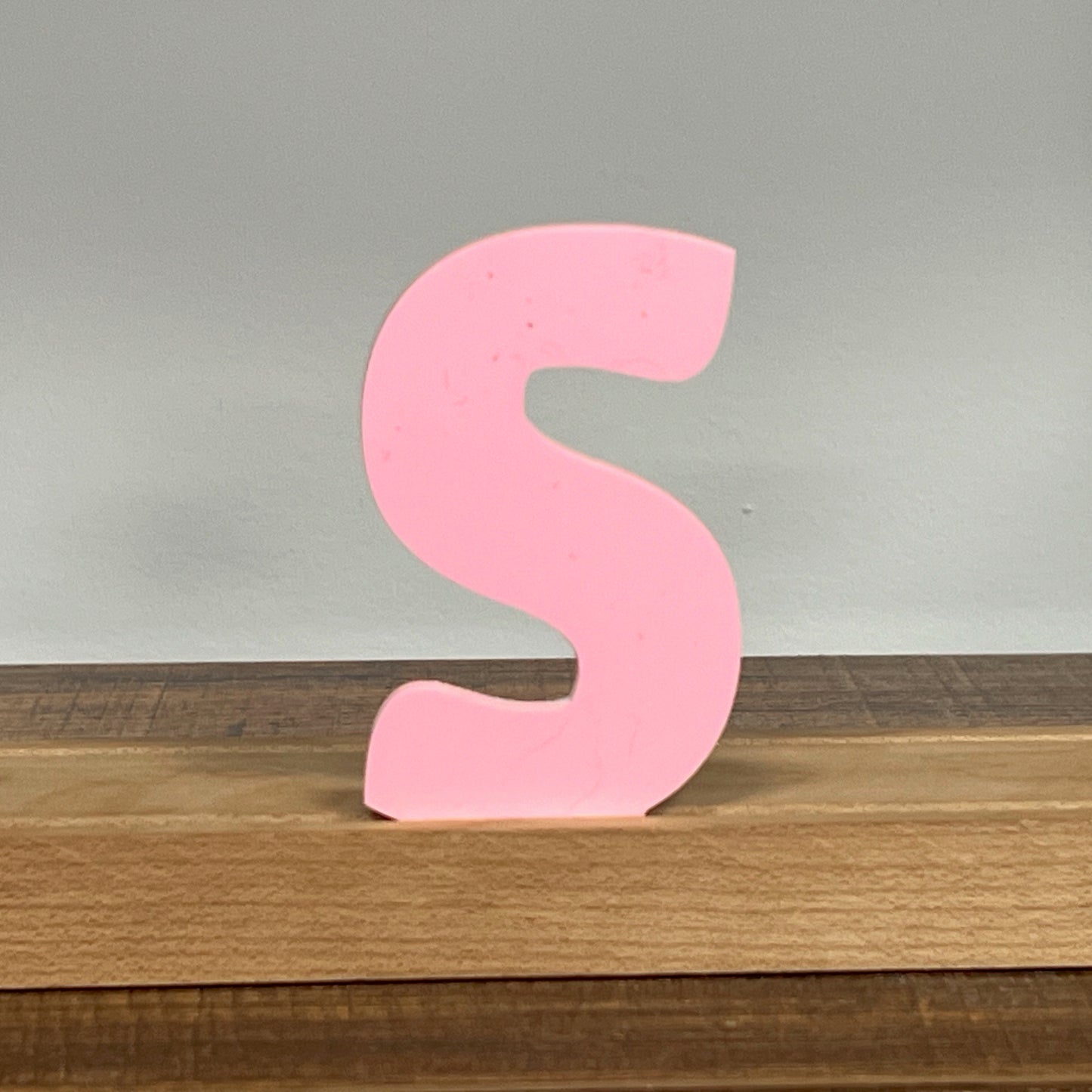 Kryliq Individual Letters: 3" Craftsman Style- Matte Pastel Pink