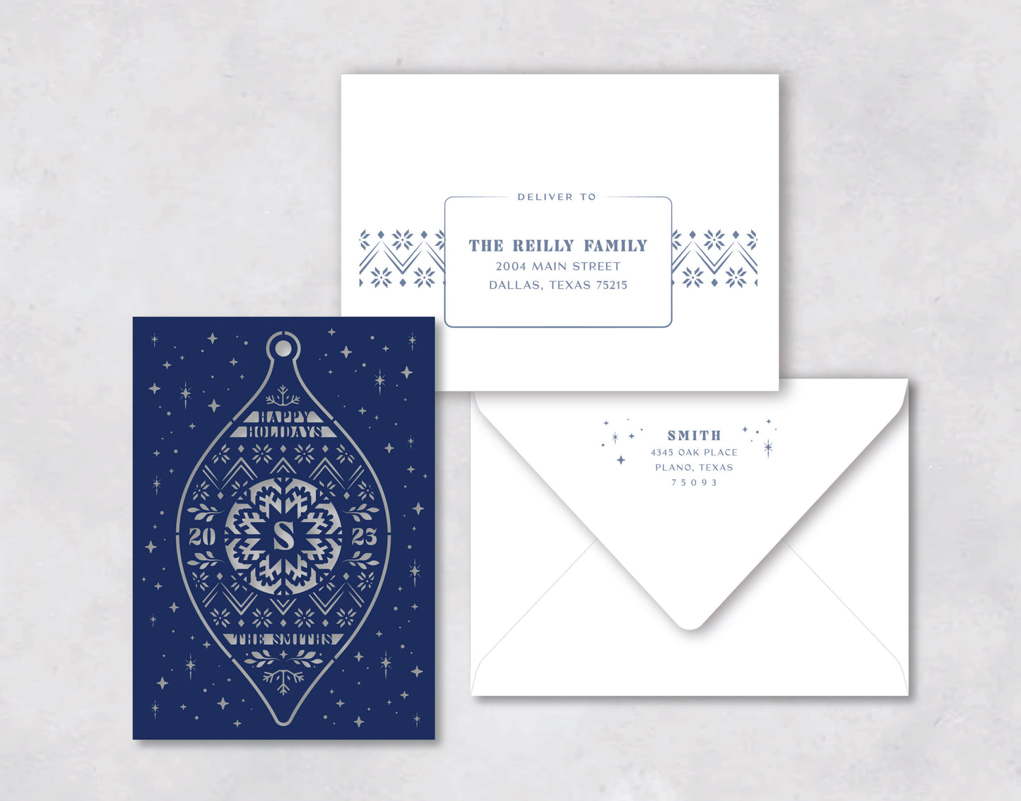 Laser Cut Holiday Card & Keepsake Ornament