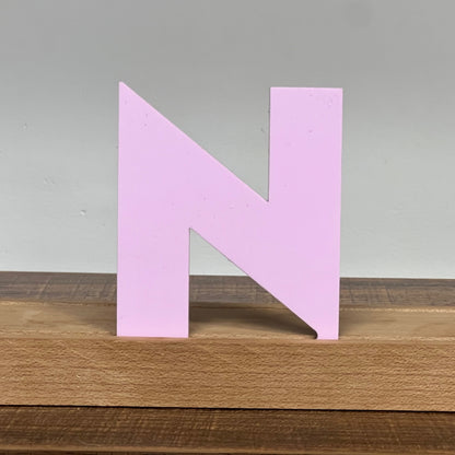 Kryliq Individual Letters: 3" Modern Style- Matte Pastel Lavender