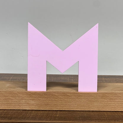 Kryliq Individual Letters: 3" Modern Style- Matte Pastel Lavender