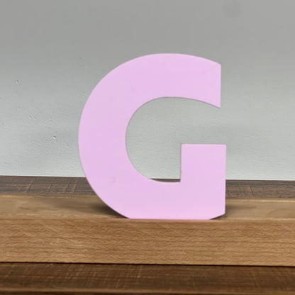 Kryliq Individual Letters: 3" Modern Style- Matte Pastel Lavender