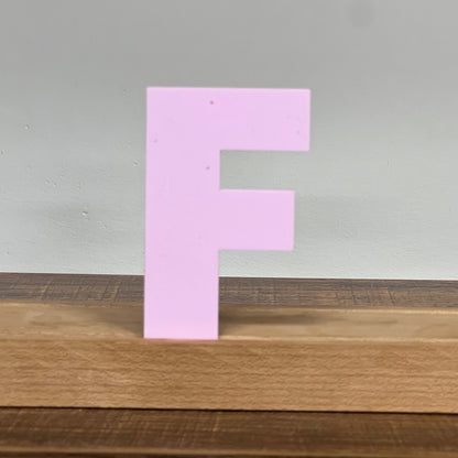 Kryliq Individual Letters: 3" Modern Style- Matte Pastel Lavender