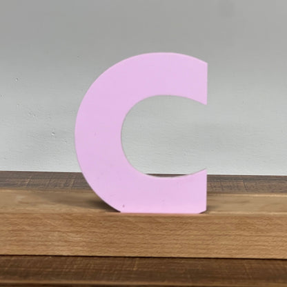 Kryliq Individual Letters: 3" Modern Style- Matte Pastel Lavender