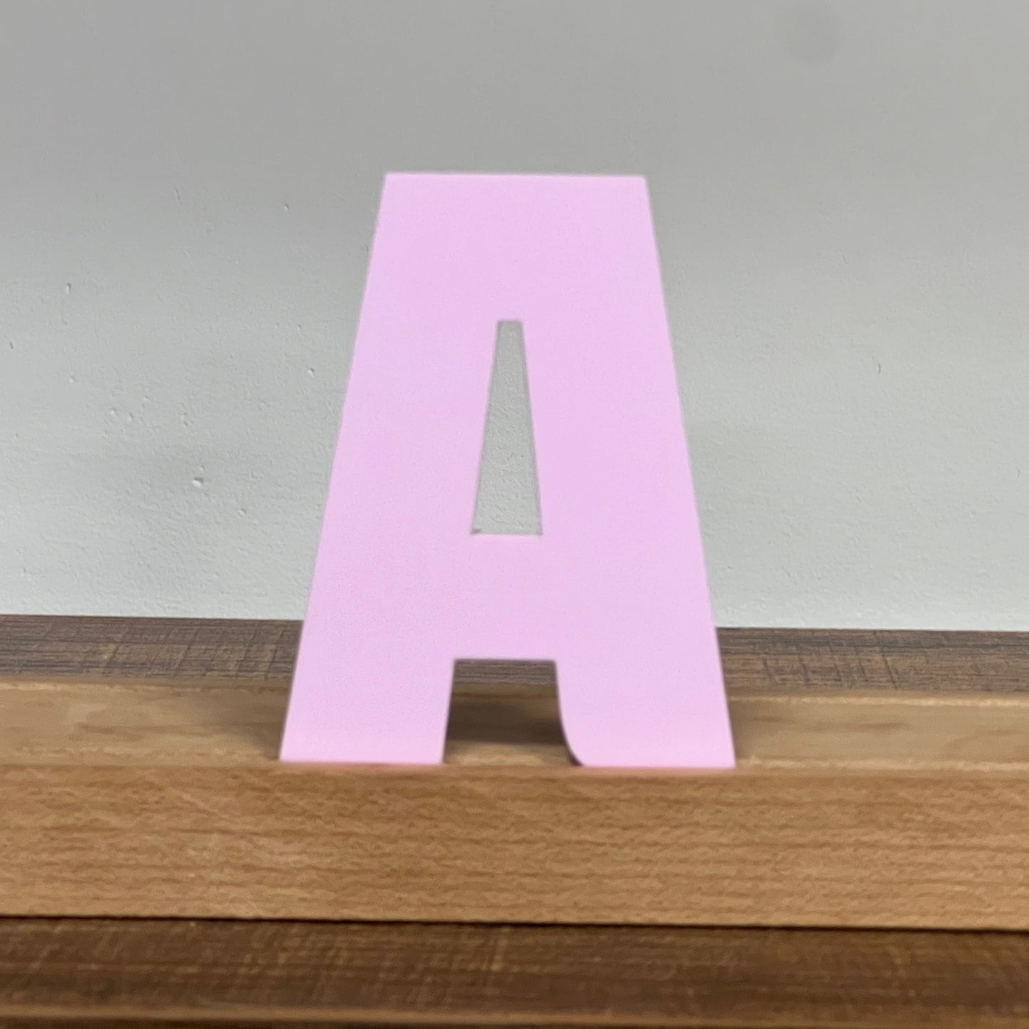 Kryliq Individual Letters: 3" Craftsman Style - Matte Pastel Lavender