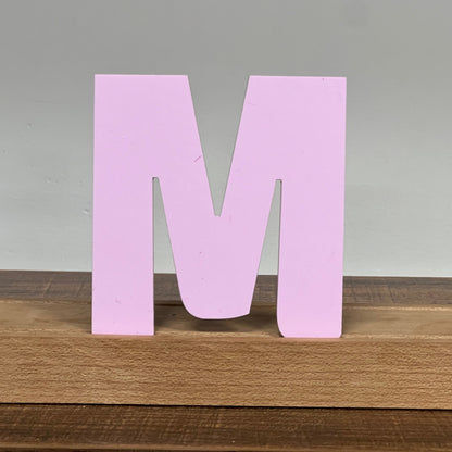 Kryliq Individual Letters: 3" Craftsman Style - Matte Pastel Lavender