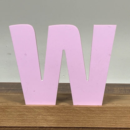 Kryliq Individual Letters: 3" Craftsman Style - Matte Pastel Lavender