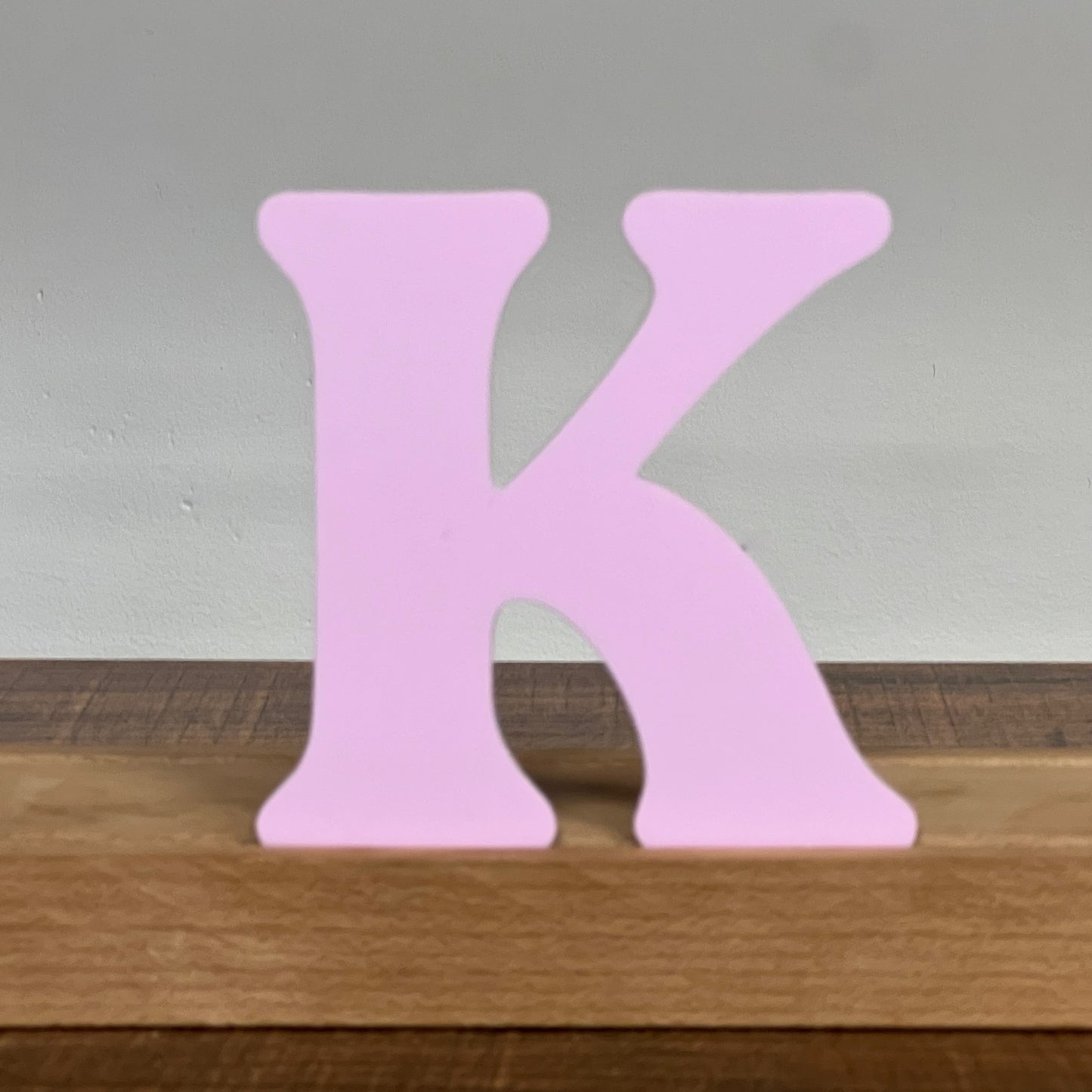 Kryliq Individual Letters: 3" Playful Style - Matte Pastel Lavender