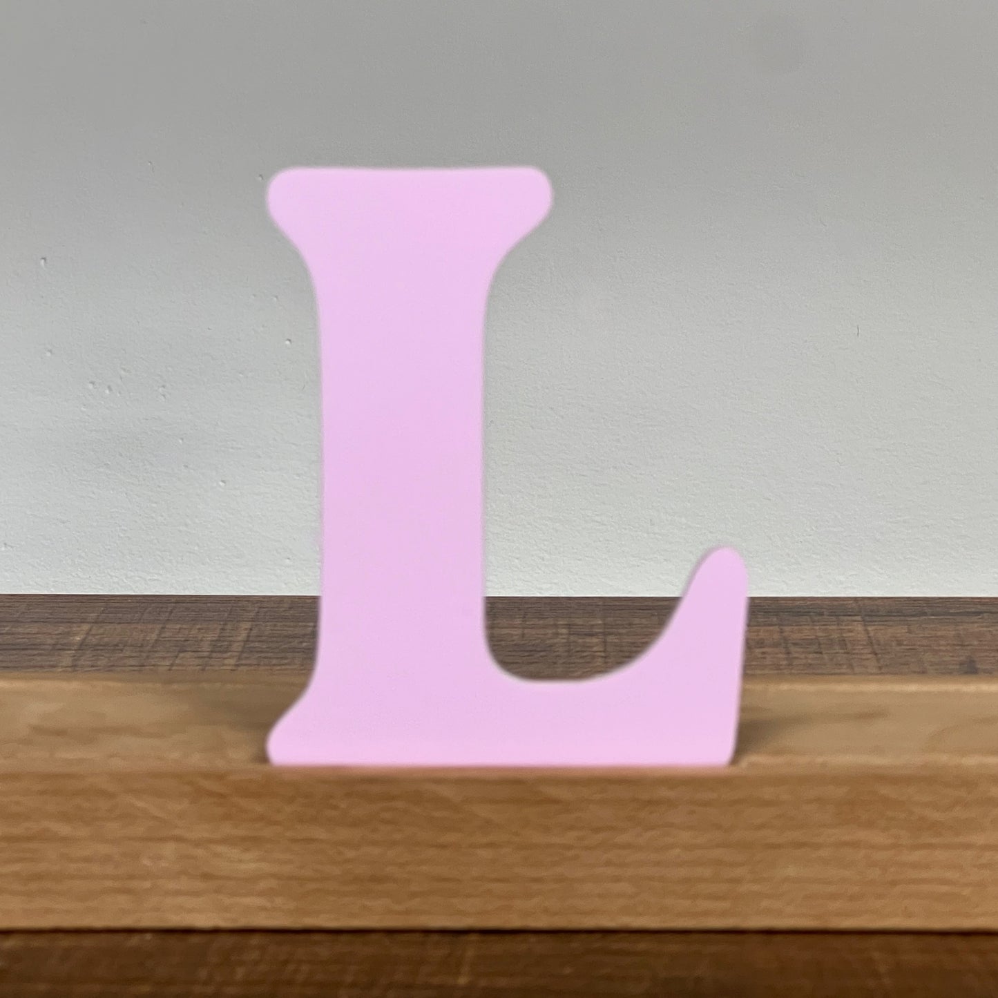 Kryliq Individual Letters: 3" Playful Style - Matte Pastel Lavender