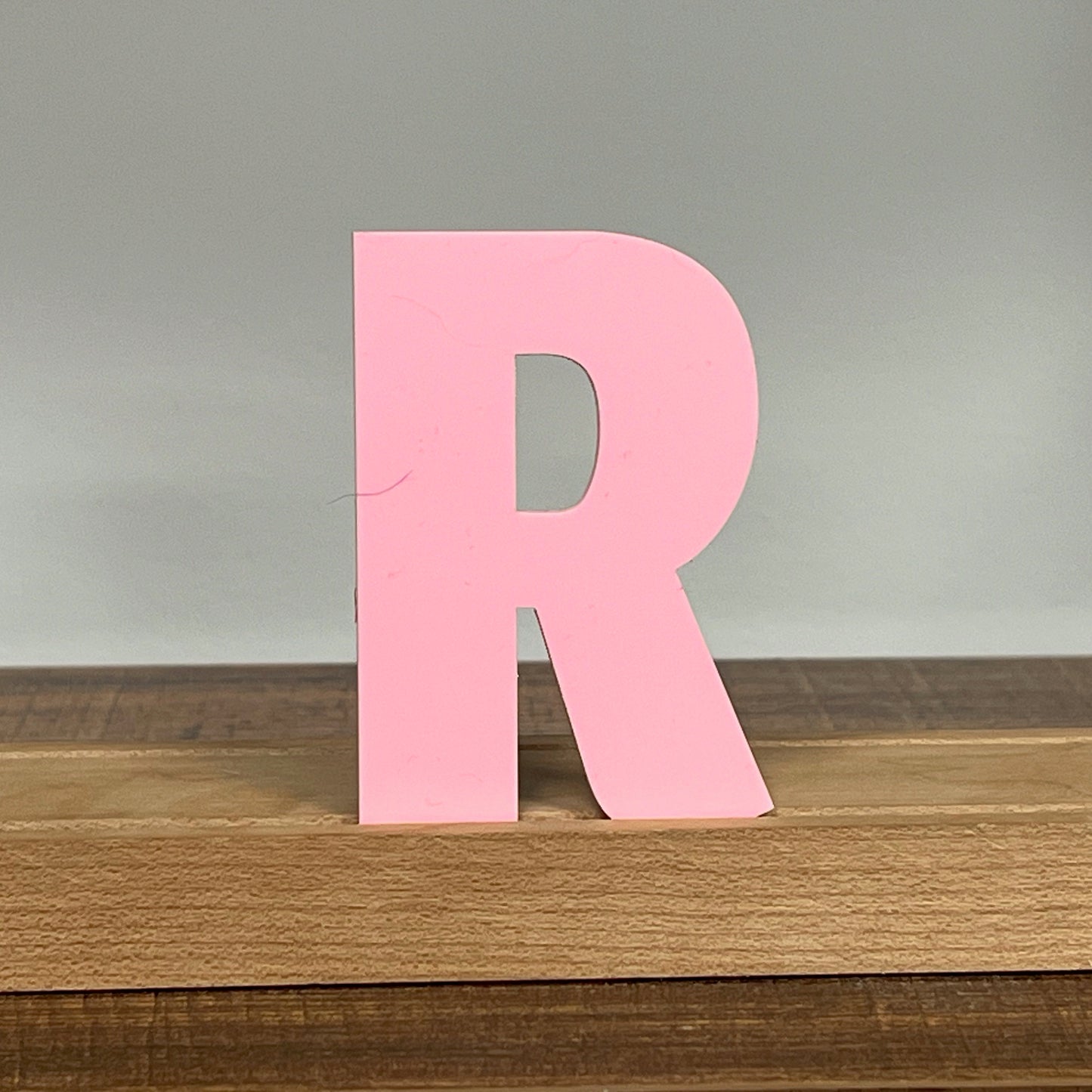 Kryliq Individual Letters: 5” Craftsman Style - Matte Pastel Pink