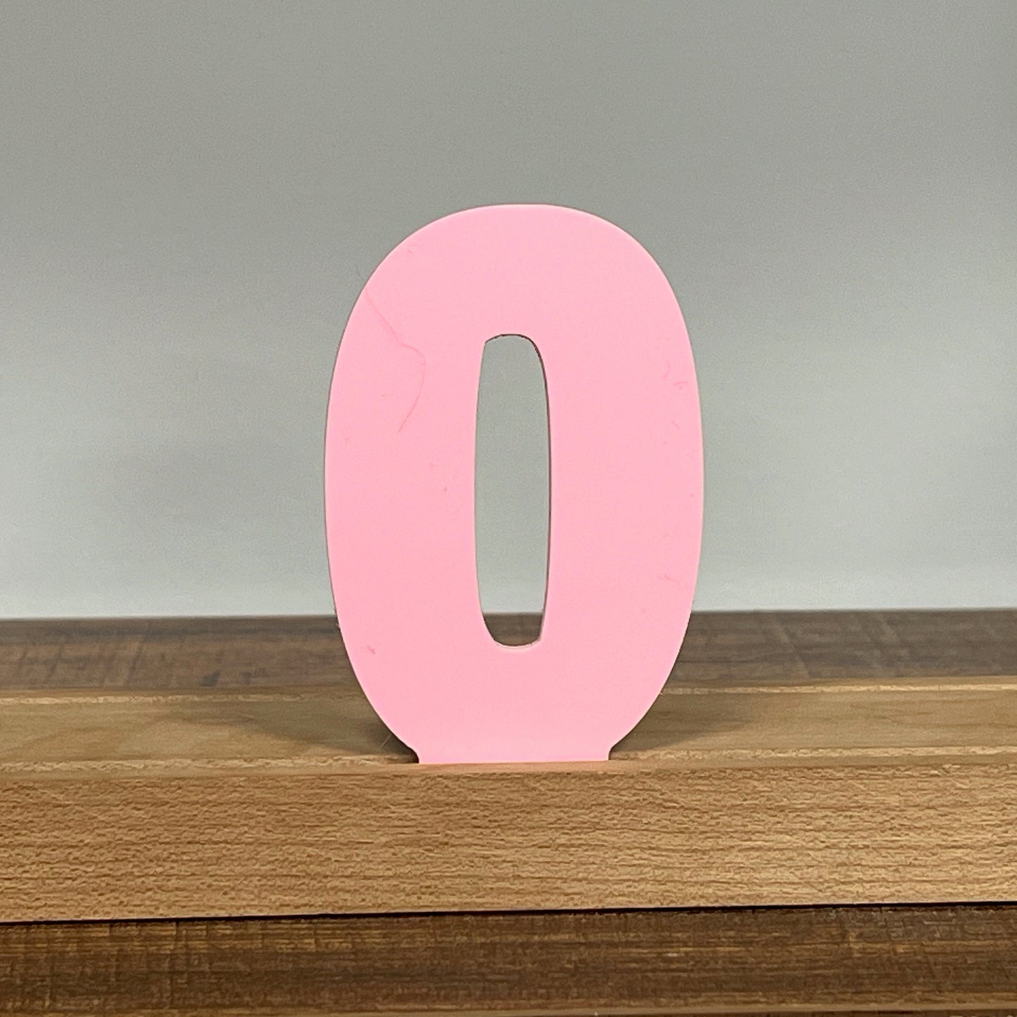 Kryliq Individual Letters: 3" Playful Style - Matte Pastel Pink