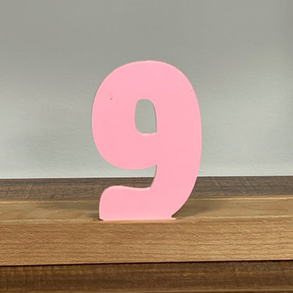 Kryliq Letters: 5” Playful Style - Matte Pastel Pink