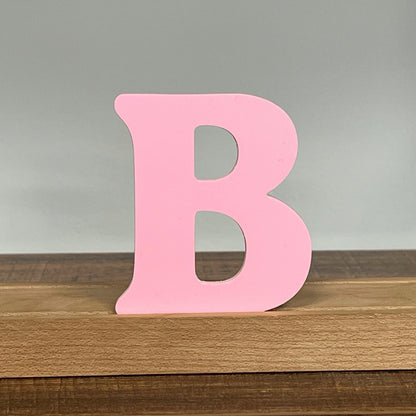 Kryliq Letters: 5” Playful Style - Matte Pastel Pink