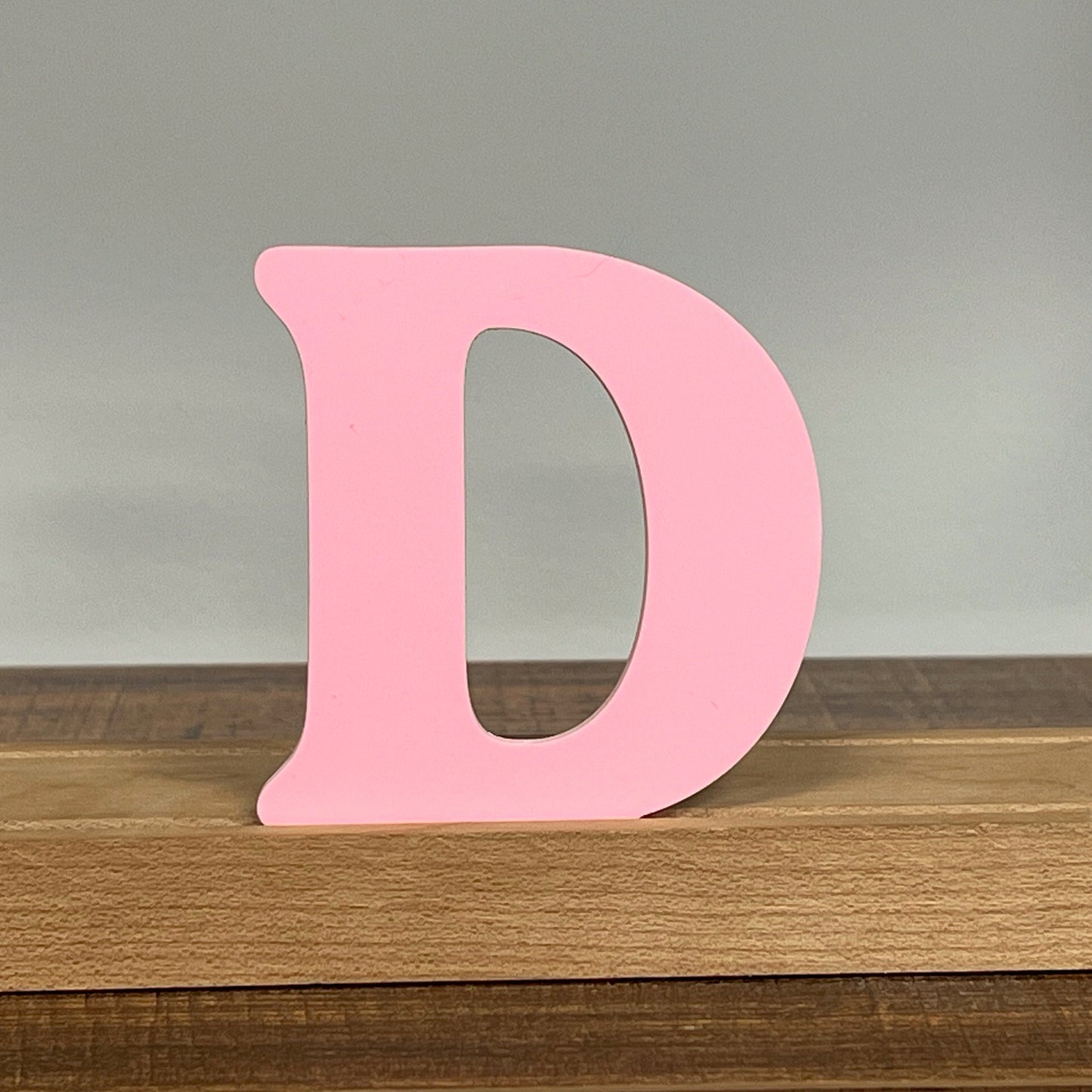 Kryliq Individual Letters: 3" Playful Style - Matte Pastel Pink