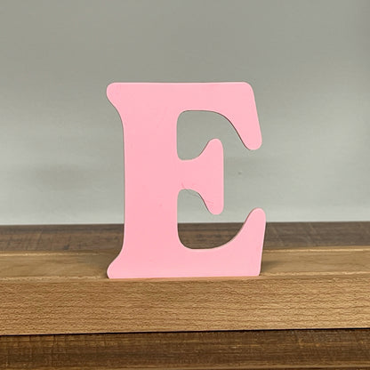 Kryliq Individual Letters: 3" Playful Style - Matte Pastel Pink