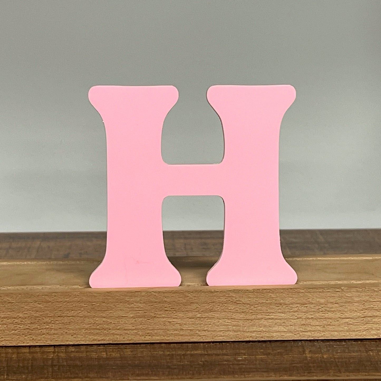 Kryliq Individual Letters: 3" Playful Style - Matte Pastel Pink