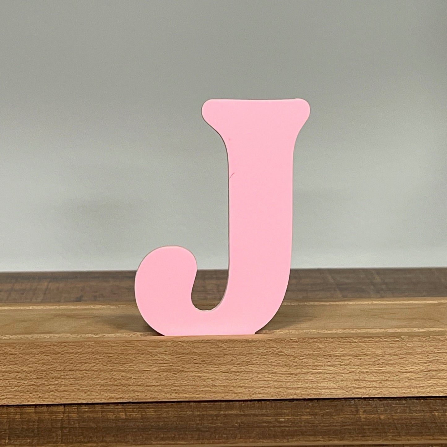 Kryliq Individual Letters: 3" Playful Style - Matte Pastel Pink