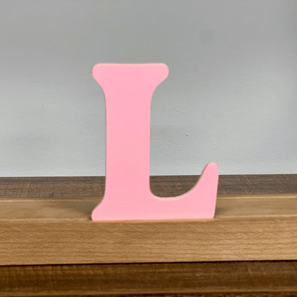 Kryliq Letters: 5” Playful Style - Matte Pastel Pink