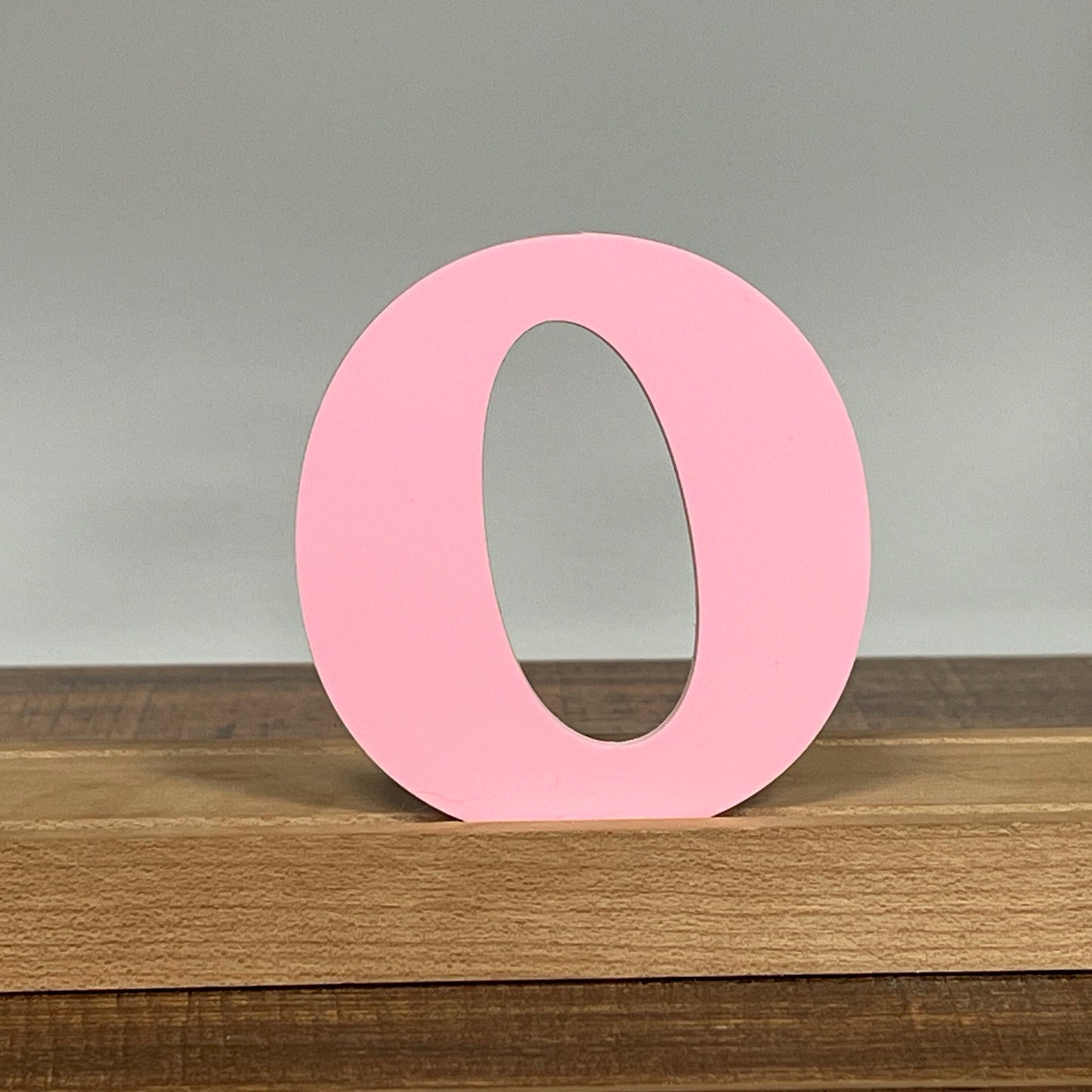 Kryliq Individual Letters: 3" Playful Style - Matte Pastel Pink