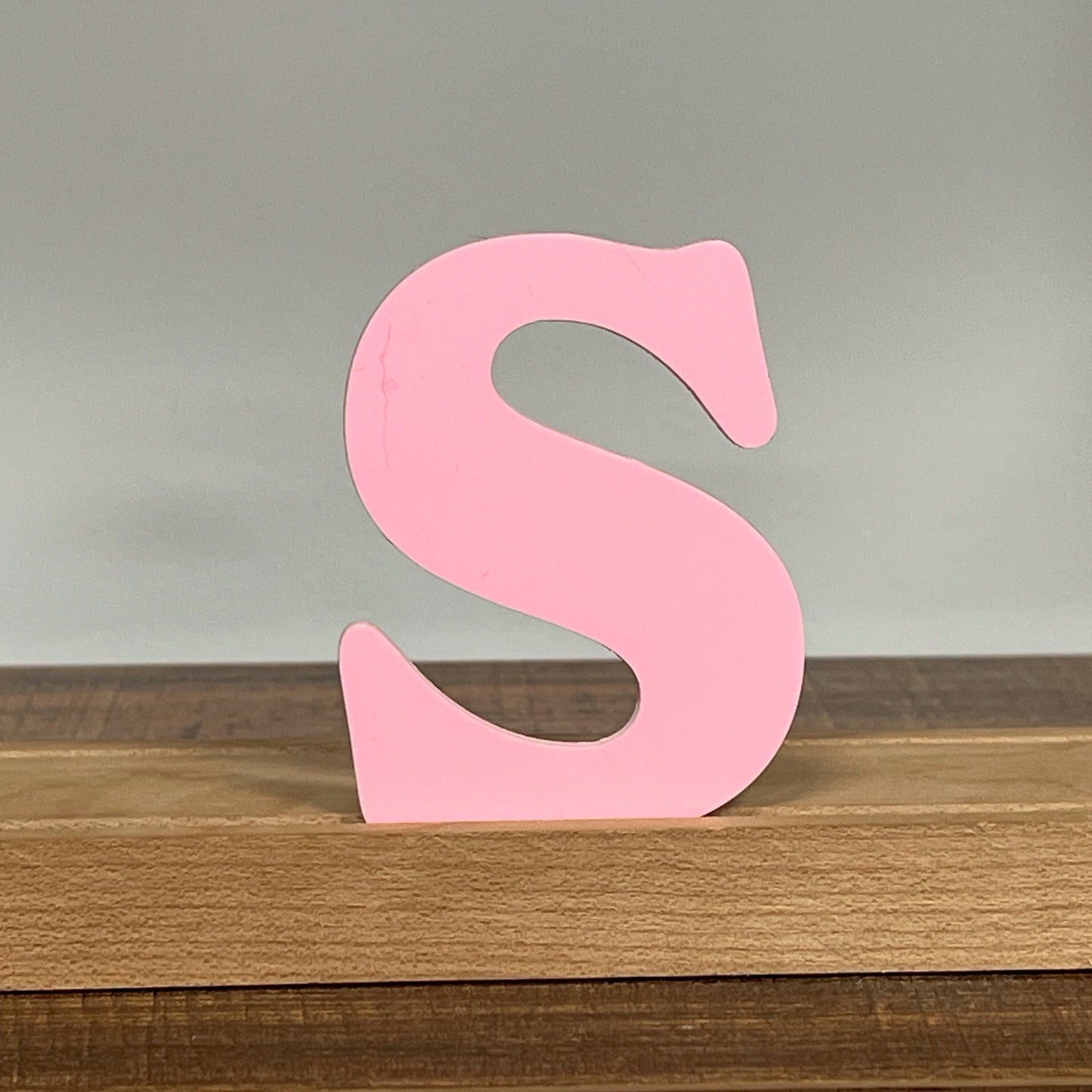 Kryliq Individual Letters: 3" Playful Style - Matte Pastel Pink