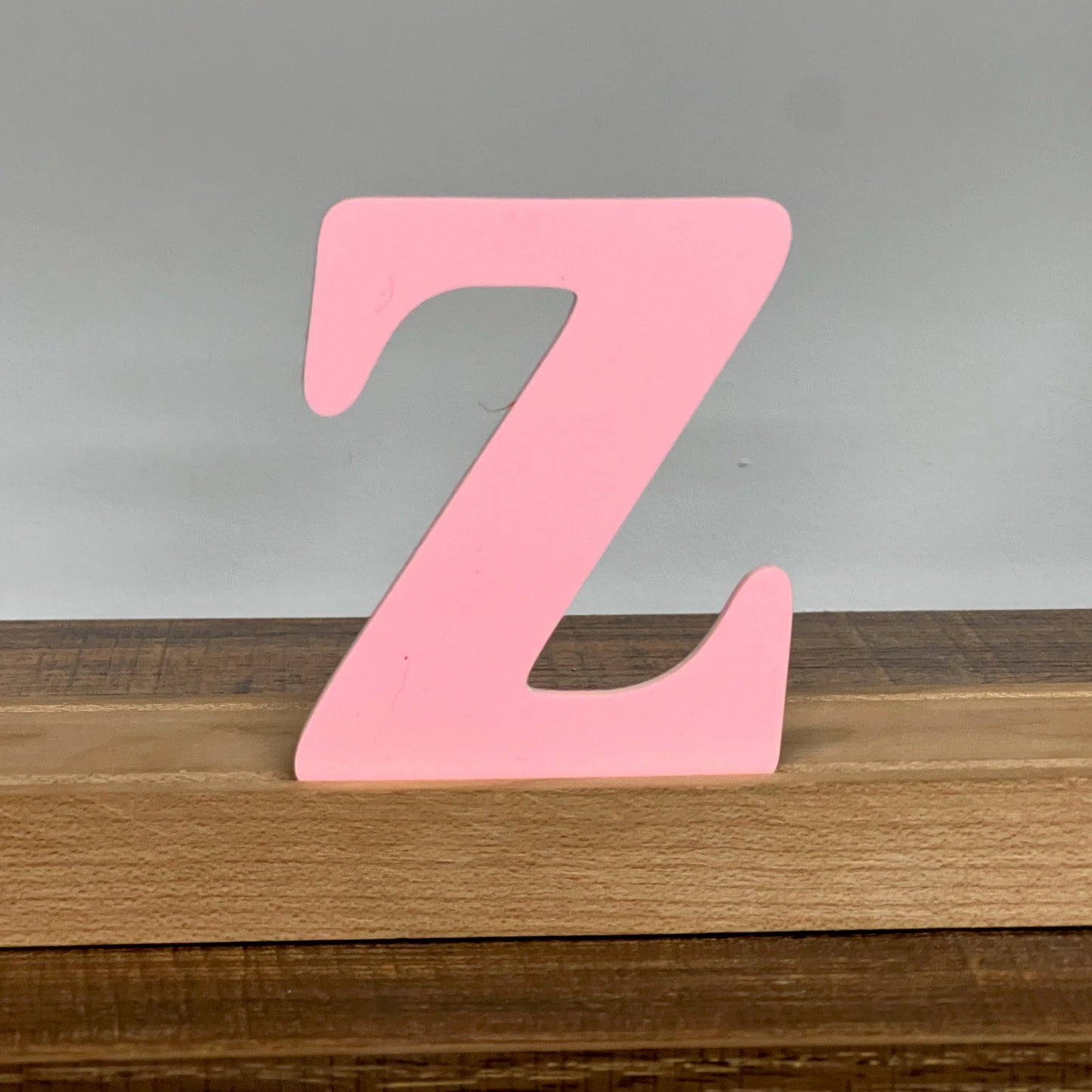 Kryliq Individual Letters: 3" Playful Style - Matte Pastel Pink