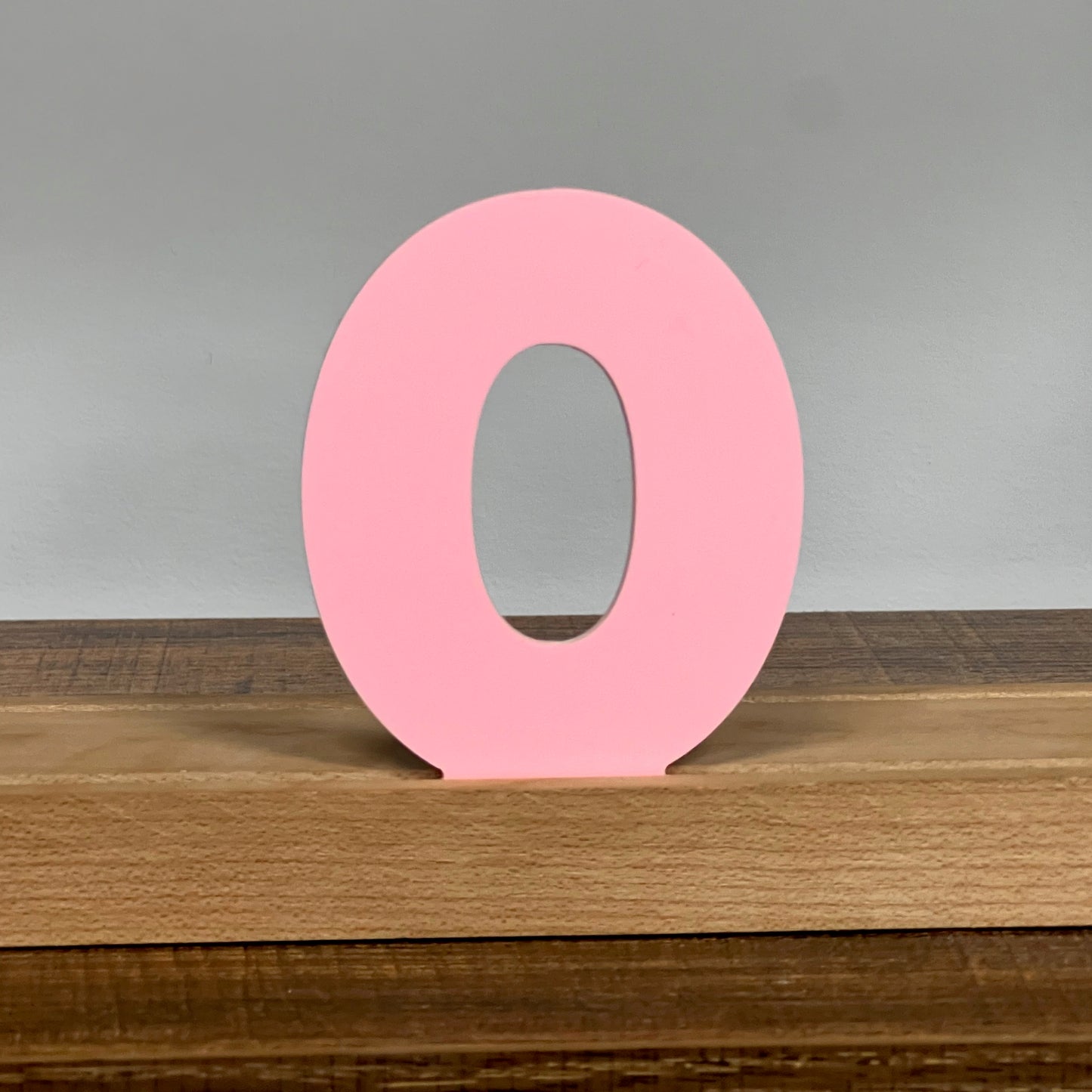 Kryliq Individual Letters: 5” Modern Style - Matte Pastel Pink