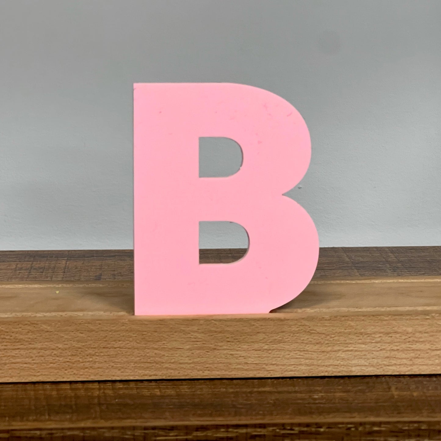 Kryliq Individual Letters: 5” Modern Style - Matte Pastel Pink