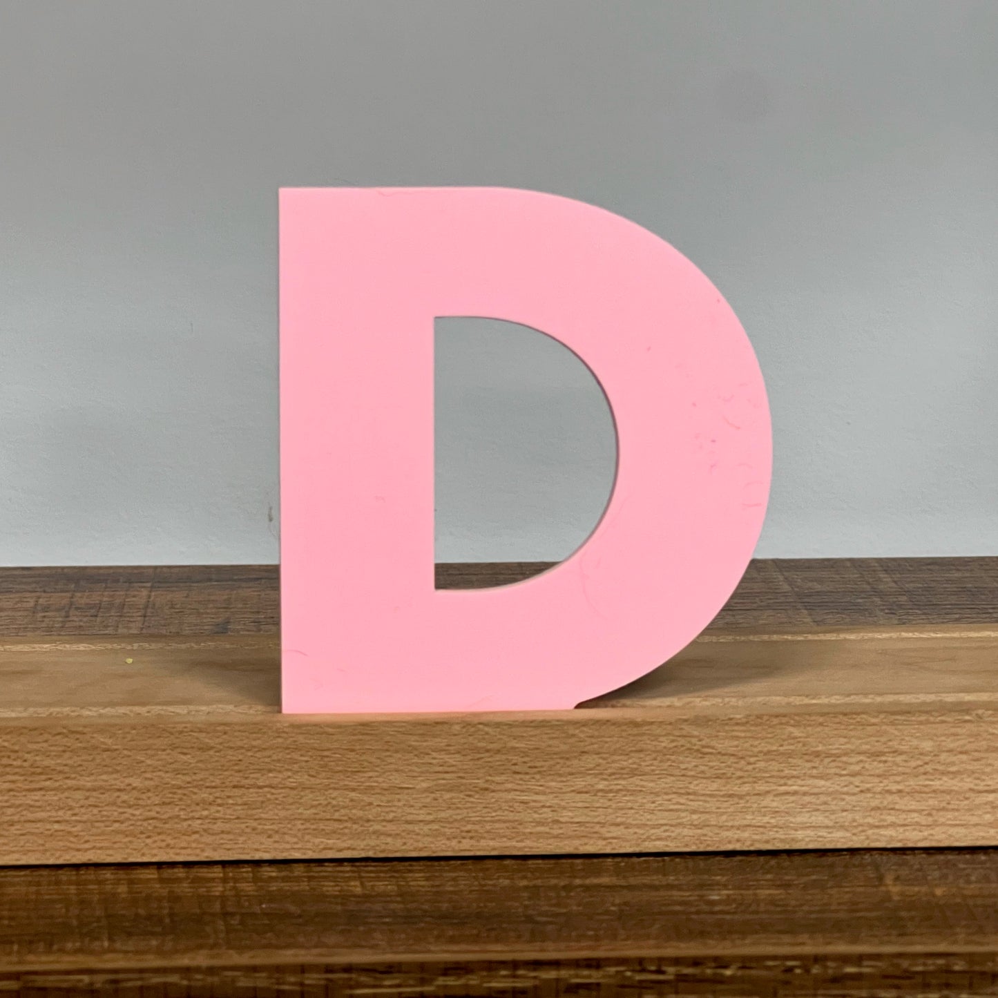 Kryliq Individual Letters: 5” Modern Style - Matte Pastel Pink