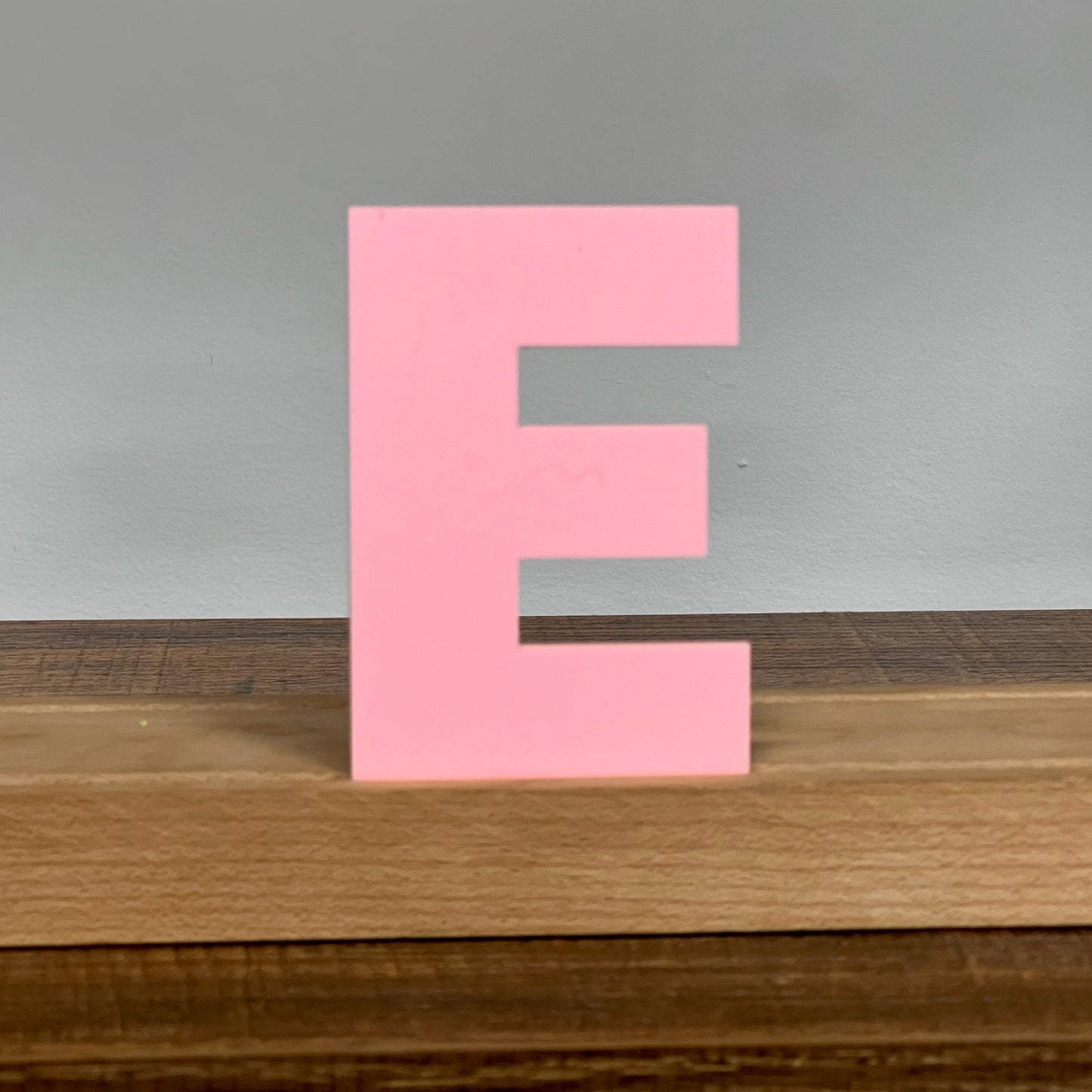 Kryliq Individual Letters: 5” Modern Style - Matte Pastel Pink