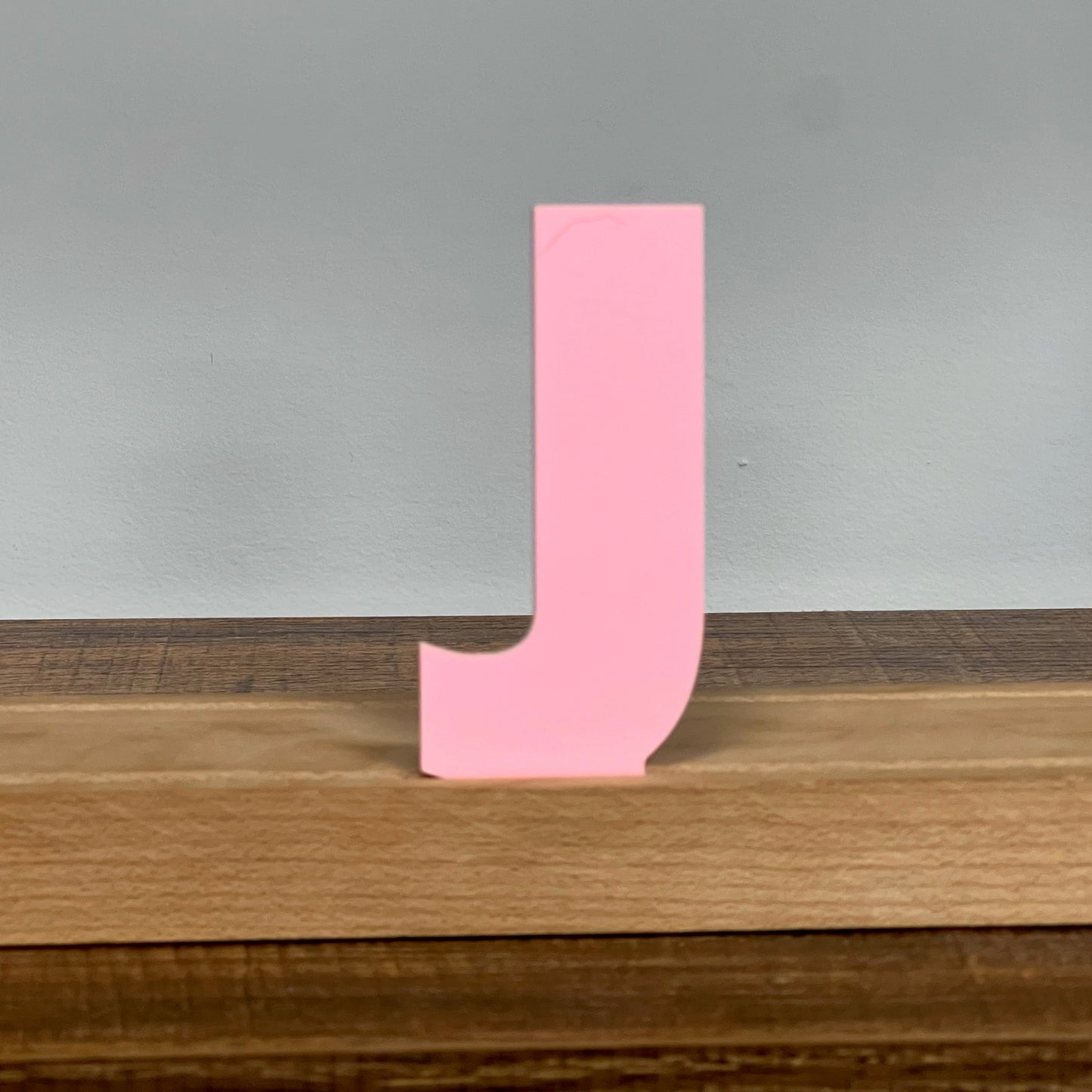 Kryliq Individual Letters: 5” Modern Style - Matte Pastel Pink