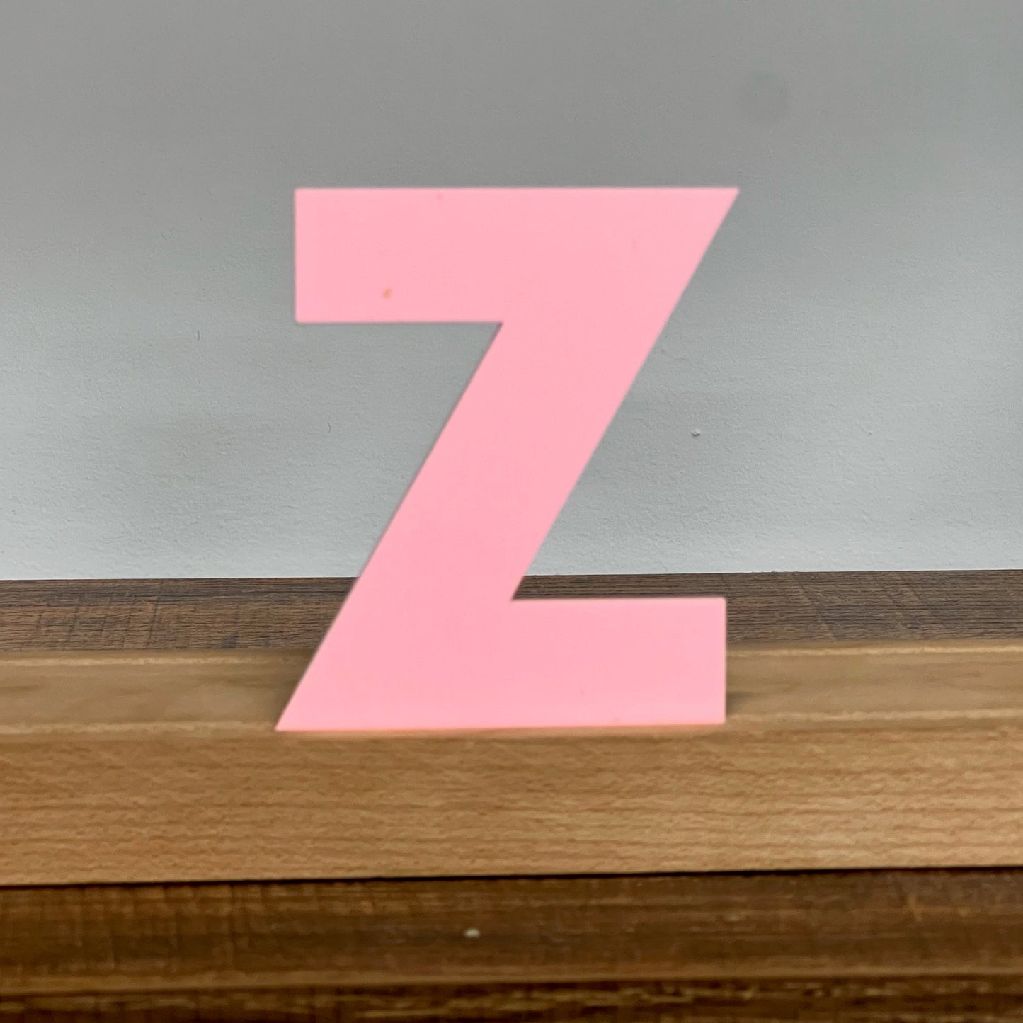 Kryliq Individual Letters: 5” Modern Style - Matte Pastel Pink